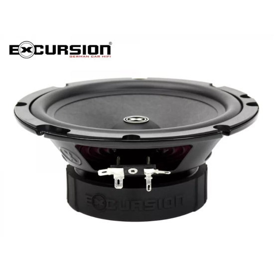 Excursion RX-6M   2 średnio-niskotonowe głośniki samochodowe (mid-woofery) SQ o średnicy 165mm - 2ohm, 120/300W, 92dB, 50-12000Hz, zwrotnice LP, głębo